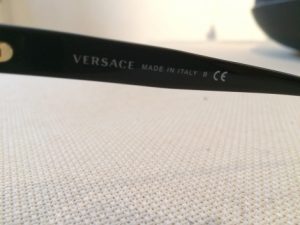 how to tell if versace glasses are fake